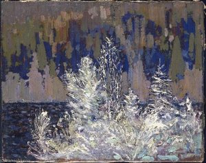 Frost-laden Cedars, Big Cauchon Lake — Thomas Thompson