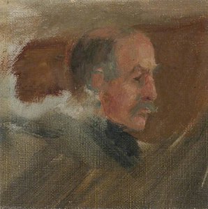 Admiral William Shepherd Benson (1855–1932), Us Naval Representative (preparatory Study For 'terms Of Armistice, 3rd And 4th November 1918') — Herbert Arnould Olivier, Academic Realism