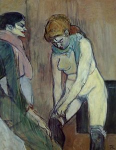 Woman Pulling Up Her Stockings — Henri De Toulouse-lautrec