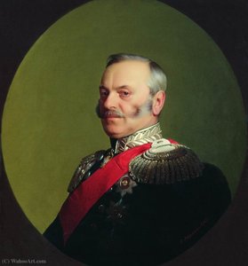 Portrait Of Railways Minister Paul Petrovich Melnikov — Sergey Konstantinovich Zaryanko