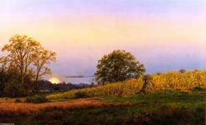 The Harvest Moon — Louis Remy Mignot