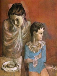 Mother And Child (baladins) — Pablo Picasso