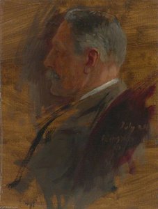 Douglas Haig, 1st Earl Haig (1861–1928), Field Marshal (preparatory study for 'The Supreme War Council in Session at Versailles on 3rd July 1918' and 'Armistice Meeting 3rd and 4th November 1918')