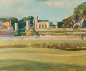 Stiffkey Church, Norfolk - — Sir Alfred James Munnings