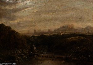 View Of Edinburgh From The West — Horatio Mcculloch