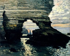 La Porte D'amount Etretat — Claude Monet