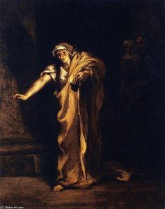 Lady Macbeth Sleepwalking — Eugène Delacroix