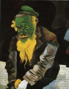 Jew In Green — Marc Chagall