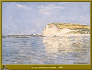 Pourville A Maree Basse — Claude Monet