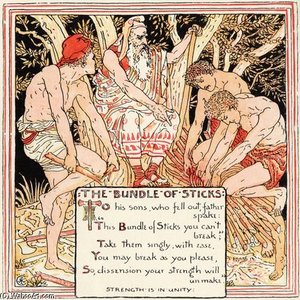 The Bundle Of Sticks — Walter Crane
