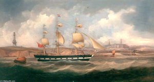 The 'neptune' Of The Aberdeen White Star Line, Off Aberdeen — William John Huggins