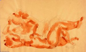 Two Girls ( 11) — Chaim Gross