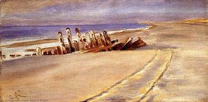 Shipwreck At Skagen North Beach — Peder Severin Kroyer