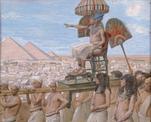 Pharaoh Notes The Importance Of The Jewish People — Jacques Joseph Tissot