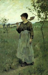 Home From The Fields — Charles Sprague Pearce