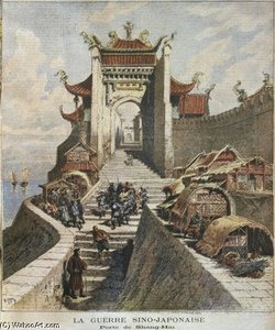 Sino-japanese War, Shanghai Gate — Henri Meyer
