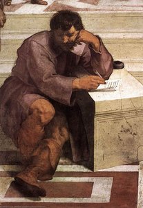 The School Of Athens (detail 2) (stanza Della Segnatura) — Raphael