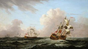 A Squadron At Sea — Peter Monamy