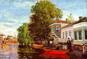 The Zaan At Zaandam 1 — Claude Monet, Impressionism