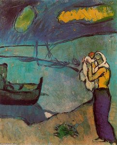 Mother And Child On The Beach — Pablo Picasso