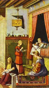 Birth Of The Virgin — Vittore Carpaccio, High Renaissance
