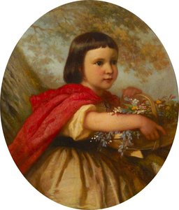 Gertrude Anne Hussey (1861–1921), Aged 4 — Charles Albert Ludovici