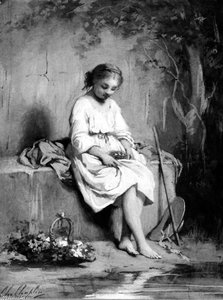 Girl With Birds Nest — Charles Chaplin
