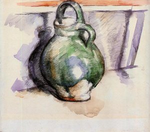 The Green Pitcher — Paul Cézanne