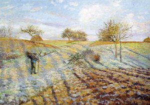 Gelée Blanche, Musee D'orsay, Paris — Camille Pissarro