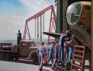 Repairs To A Bomber — Keith Henderson