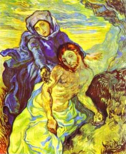 Pietó (after Delacroix) — Vincent Willem Van Gogh, Post-impressionism