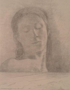 Closed Eyes — Odilon Redon
