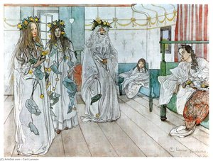 For Karins Nameday — Carl Larsson