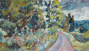 A Windy Day At Beechfield — Sheila Mullen