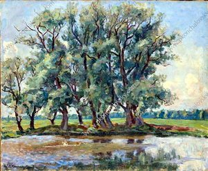 Okorokovo. Pond. — Pyotr Konchalovsky