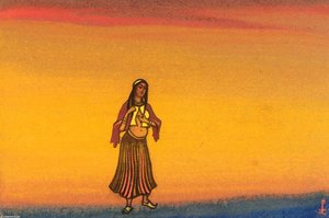 A Captive Girl — Nicholas Roerich, Roerich Symbolism