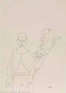 Cargo (study For Symbols) — Benny Andrews