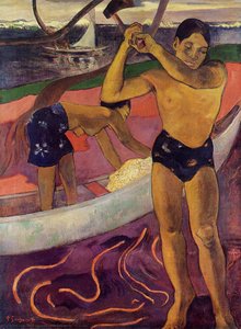 Man With An Ax — Eugène Henri Paul Gauguin