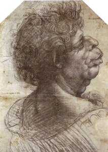A Grotesque Head Grotesque Head — Leonardo Da Vinci, High Renaissance