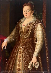 Portrait Of Bianca Cappello — Alessandro Allori
