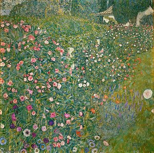 Italian Garden Landscape — Gustav Klimt, Art Nouveau