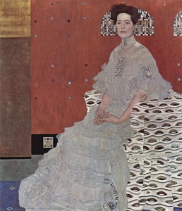 Portrait Of Fritza Riedler — Gustav Klimt, Art Nouveau