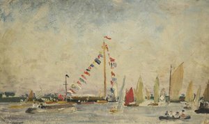 A Broadland Regatta — William Brown Macdougall