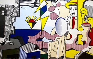Figures With Sunset — Roy Lichtenstein