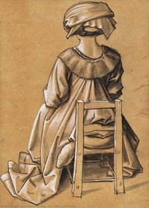 Sitzende Frau Von Hinten — Hans The Elder Holbein