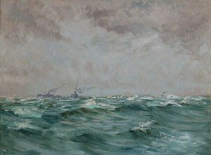 A Convoy In The Mediterranean, April 1918 — William Maxwell Reekie