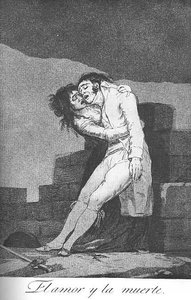 Love And Death — Francisco José De Goya Y Lucientes