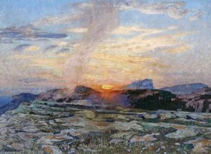 Sunset In Provence, France — Adrian Scott Stokes