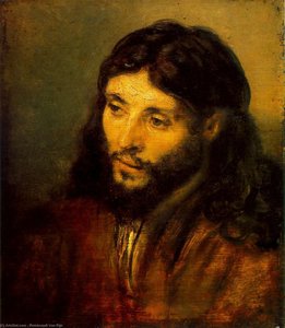 Young Jew As Christ — Rembrandt Van Rijn, Baroque