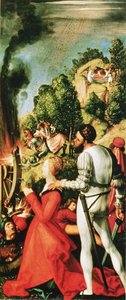 Heller Altarpiece (detail) — Matthias Grünewald
